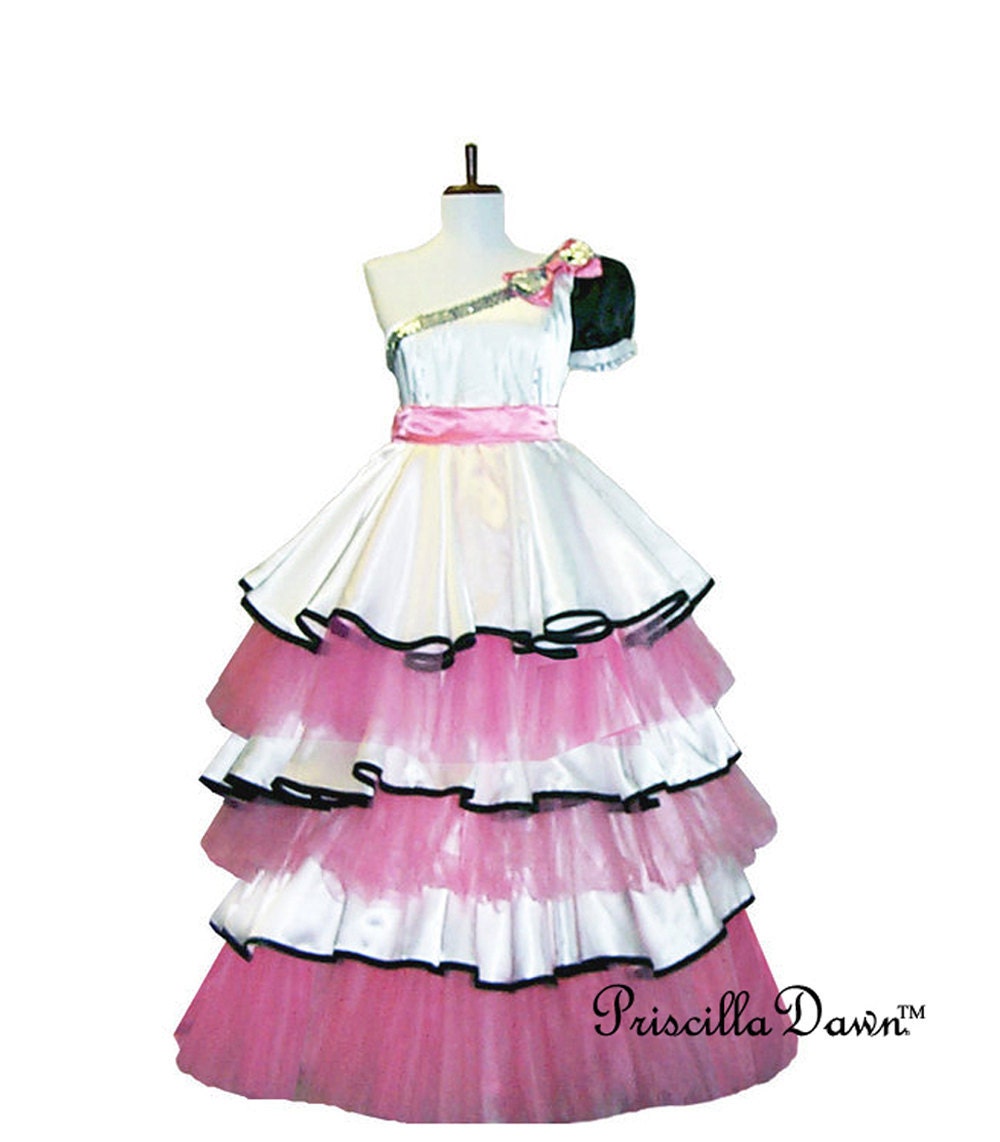 Elegant Custom in your COLOR and SIZE Wedding Gown Bridal Prom Dress