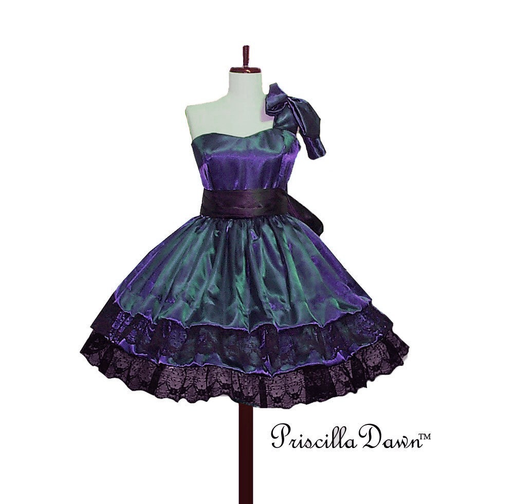 Custom Dark Blue Gothic Lolita Tea Dress Collection 2012