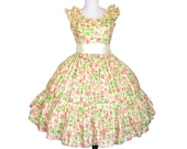 Lush Cupcake Floral Doll Tea Dress CUSTOM in YOUR size