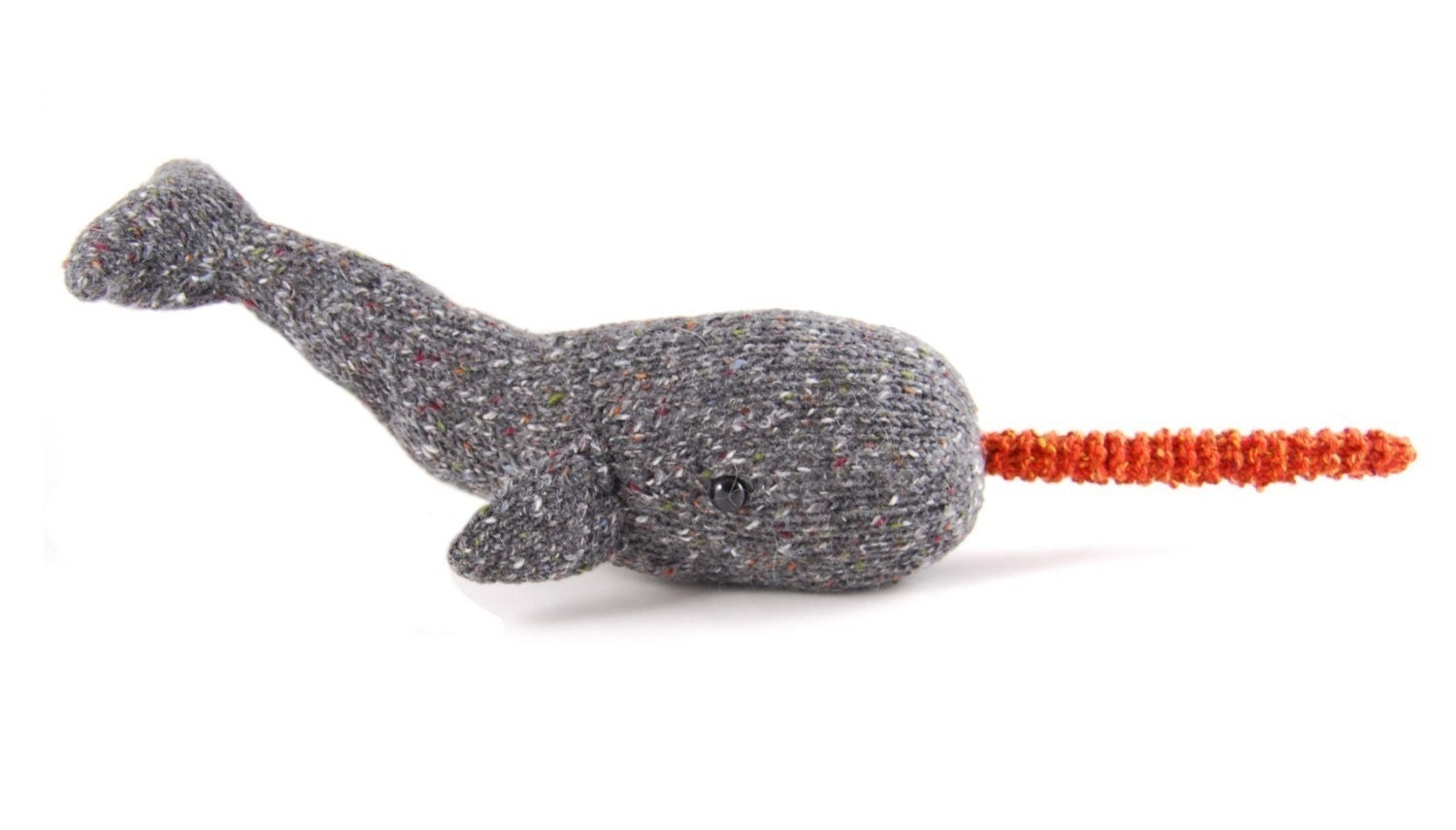 Napoleon the Nervous Narwhal Knitting Pattern Pdf INSTANT DOWNLOAD