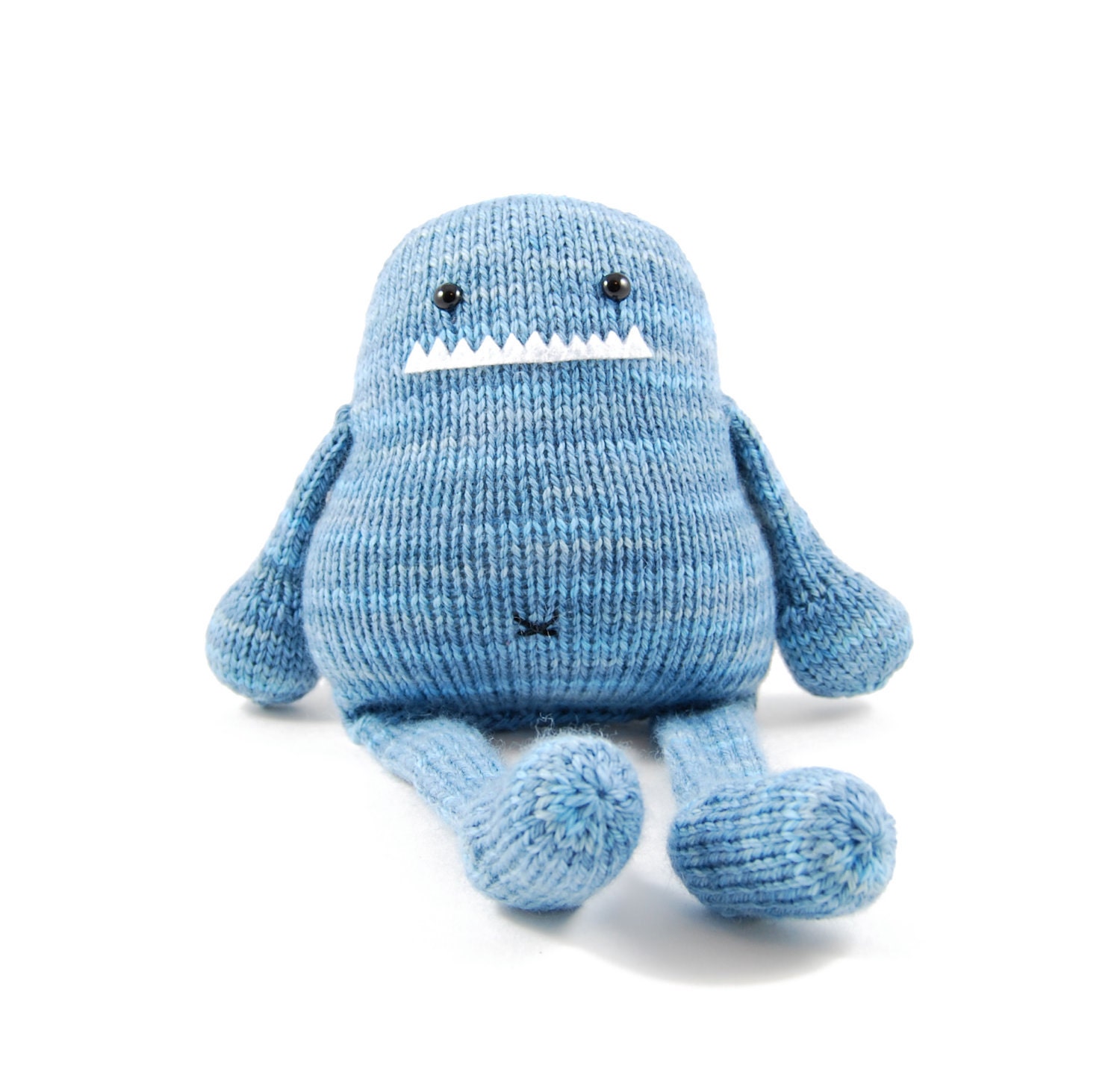 Iris the Gourmet Monster Knitting Pattern Pdf INSTANT DOWNLOAD