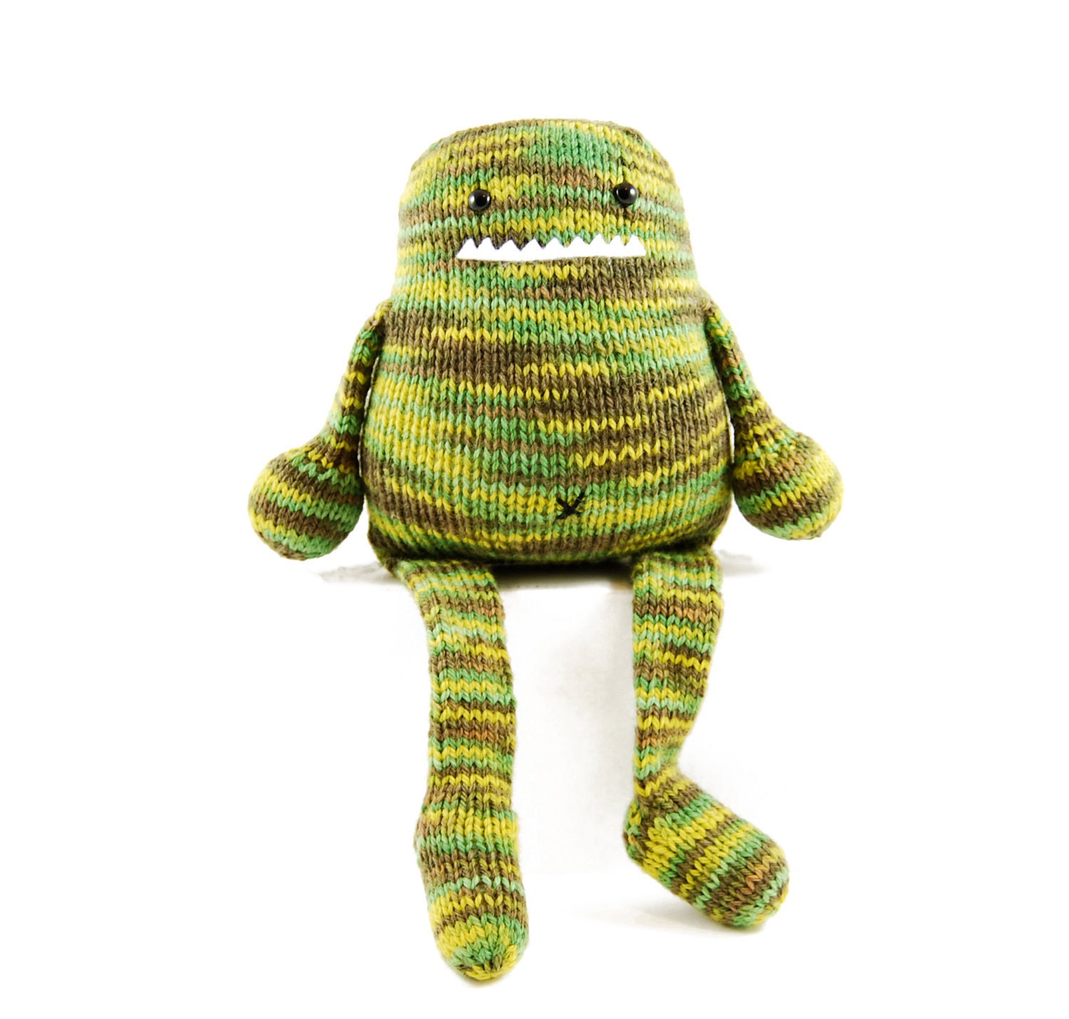 Iris the Gourmet Monster Knitting Pattern Pdf INSTANT DOWNLOAD