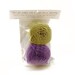 Daphne and Delilah Knitting Kit in Purple and Green