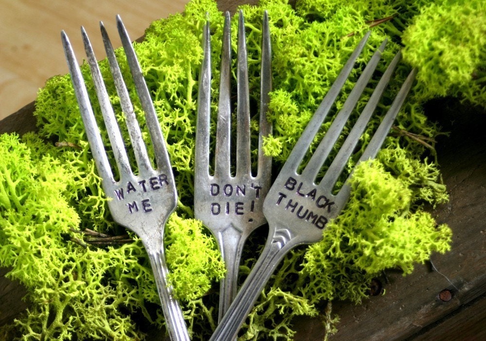 Garden Markers for Black Thumb Gardeners