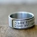 Wide Copper Band Ring Personalized