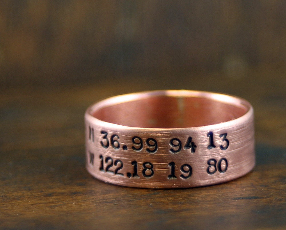Personalized Copper Ring (E0230)