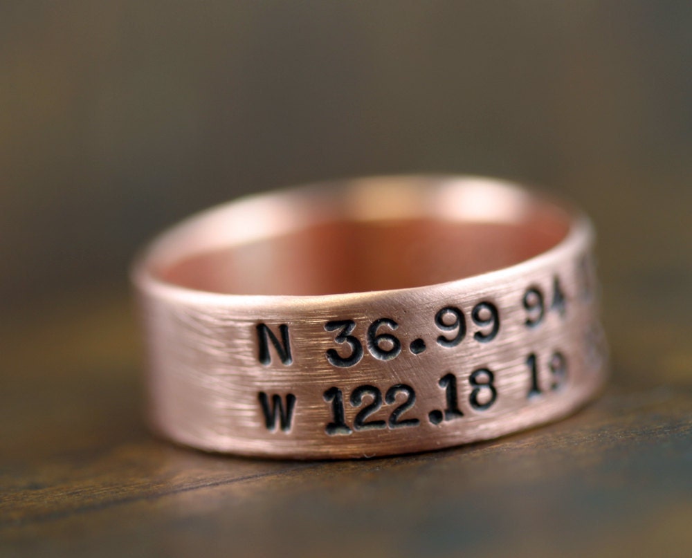 Personalized Copper Ring (E0230)
