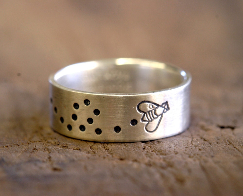 Sterling Silver Bumblebee, Dragon Fly, or Lady Bug Ring