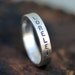 Personalized dad ring