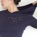 Handmade applique hoodie . cotton sweatshirt . Size plus hoodie- The Great Bear constellation-size Extra Large