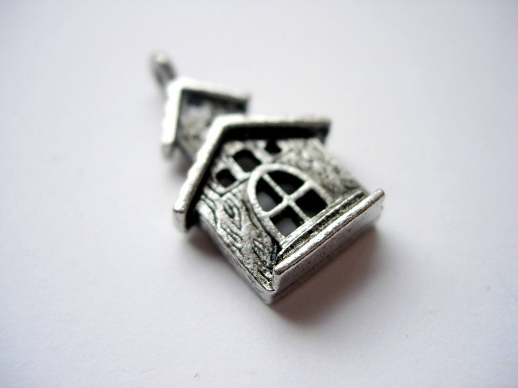 Fine Pewter Wedding Chapel Charm