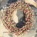 Mauve pink Berry Wreath - door wreath - Door decor