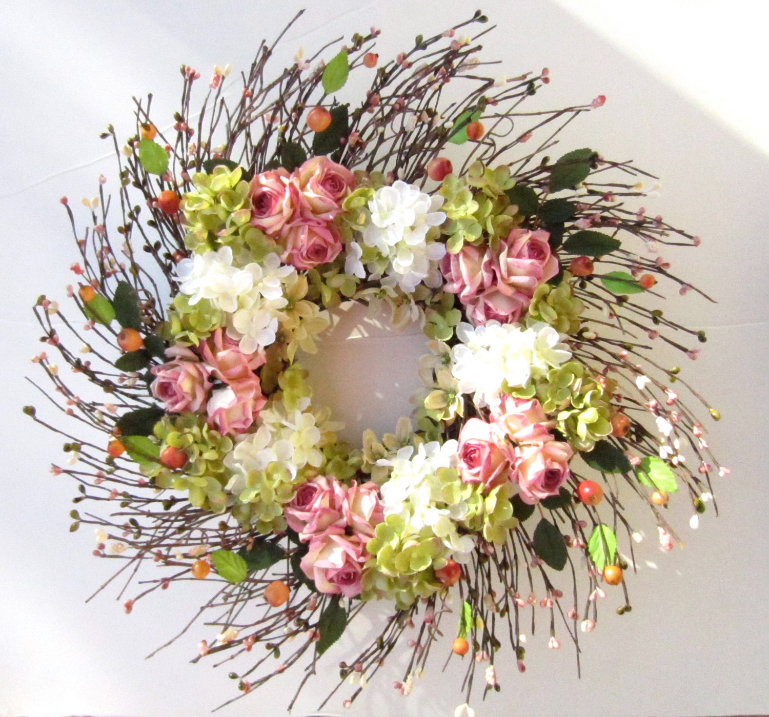 Front Door Wreath - Summer Floral Decoration - Say it With Flowers