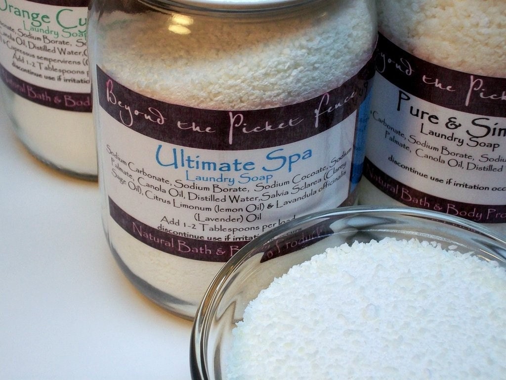 All Natural Laundry Soap - Twisted Lavender