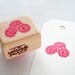 Raspberry Hand Carved Rubber Stamp