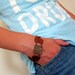 Croque-Monsieur - sterling silver and copper bracelet