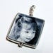 FP17 - Sterling Framed Custom Photo Pendant - Medium - Handmade Photo Jewelry