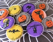 10 Halloween Buttons