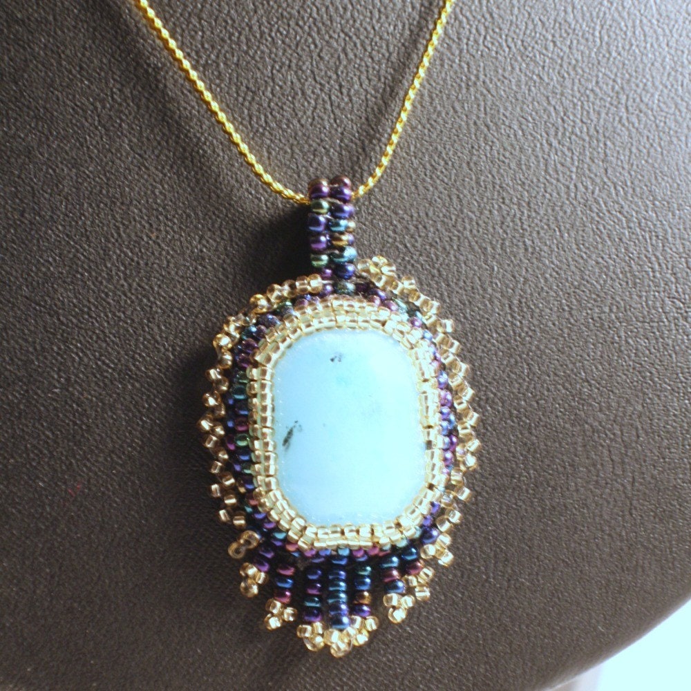 Chalcedony Cabochon Necklace