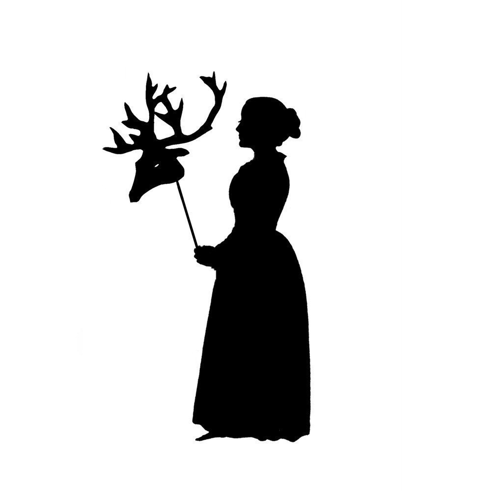 Le Cerf, The Masked Ball Silhouette Print