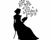 A Remarkable Book Silhouette Print