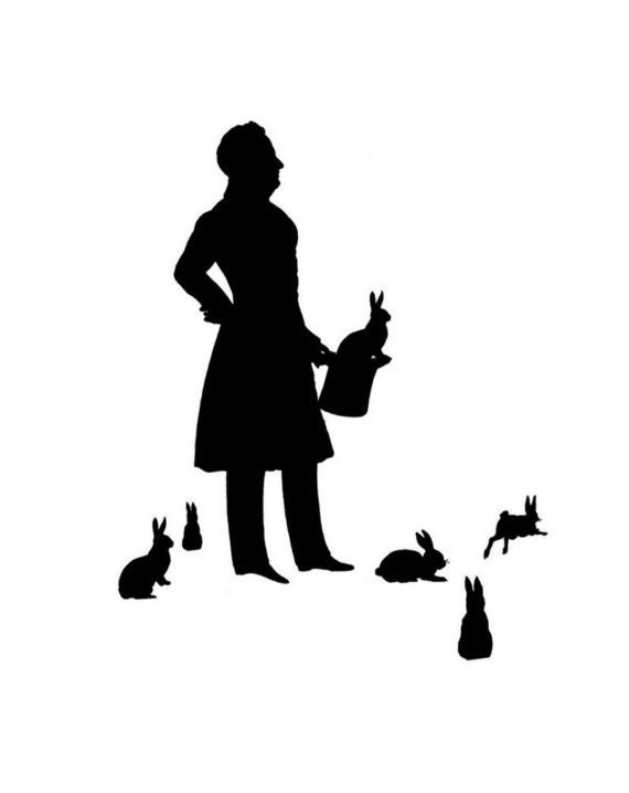 Original The Magician Handcut Silhouette Papercut