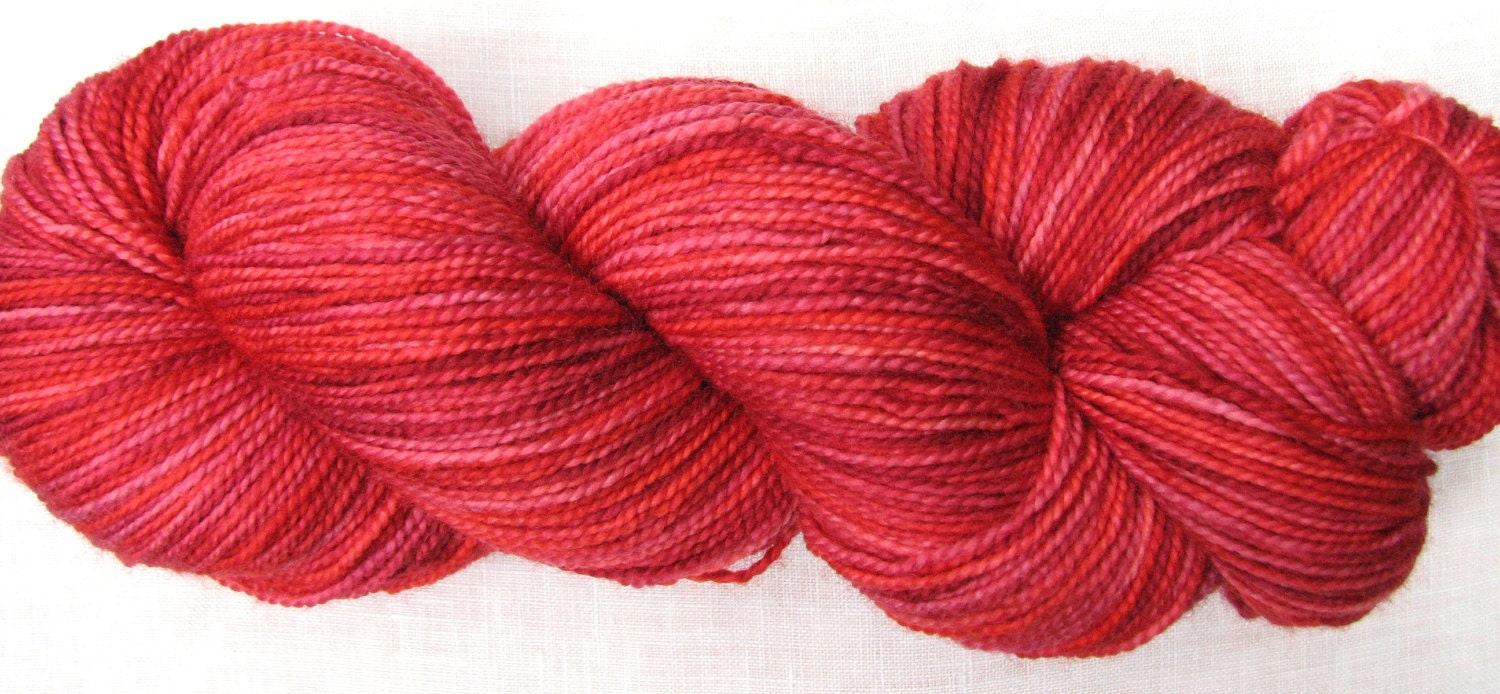 Sock Yarn - Red Ant - Pebble Sock