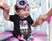 Zebra Tutu Set for baby, infant, toddler girls