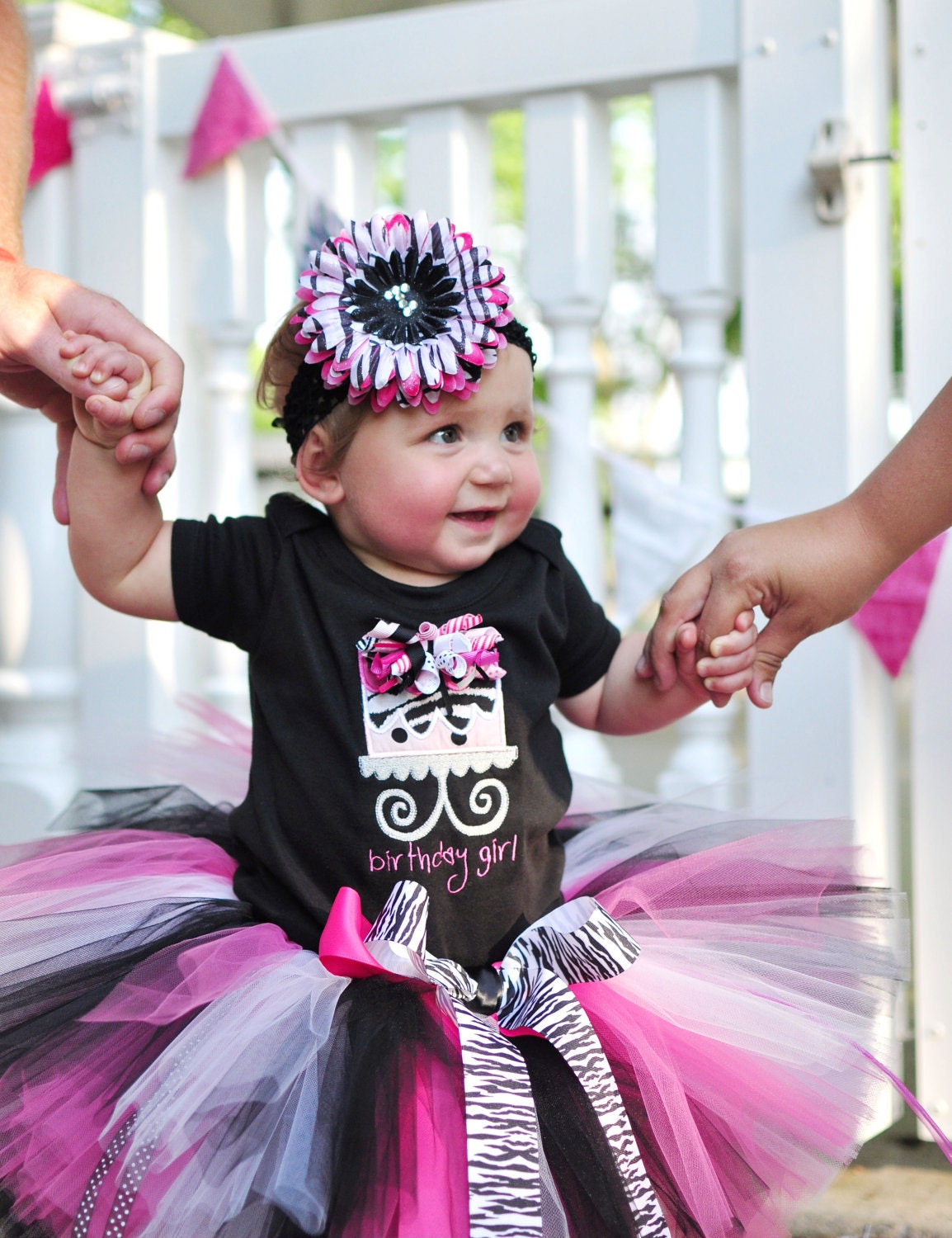 Zebra Tutu Set for baby, infant, toddler girls