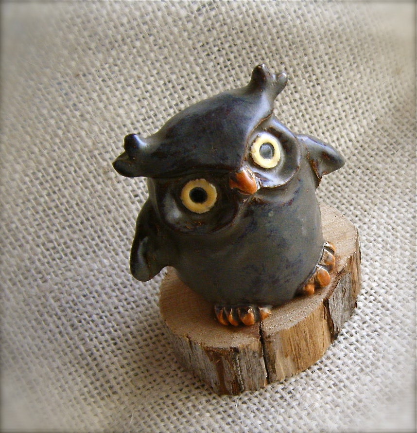 Peter the Owl. Original Hand-sculpted art