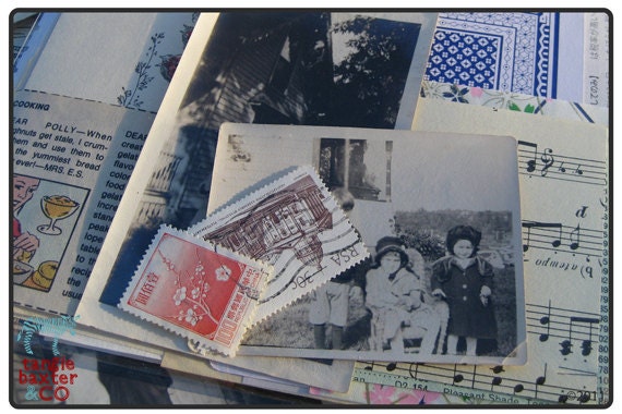 Ephemera & Collage Fodder for Art Journals, Mixed-Media and Junque Journals