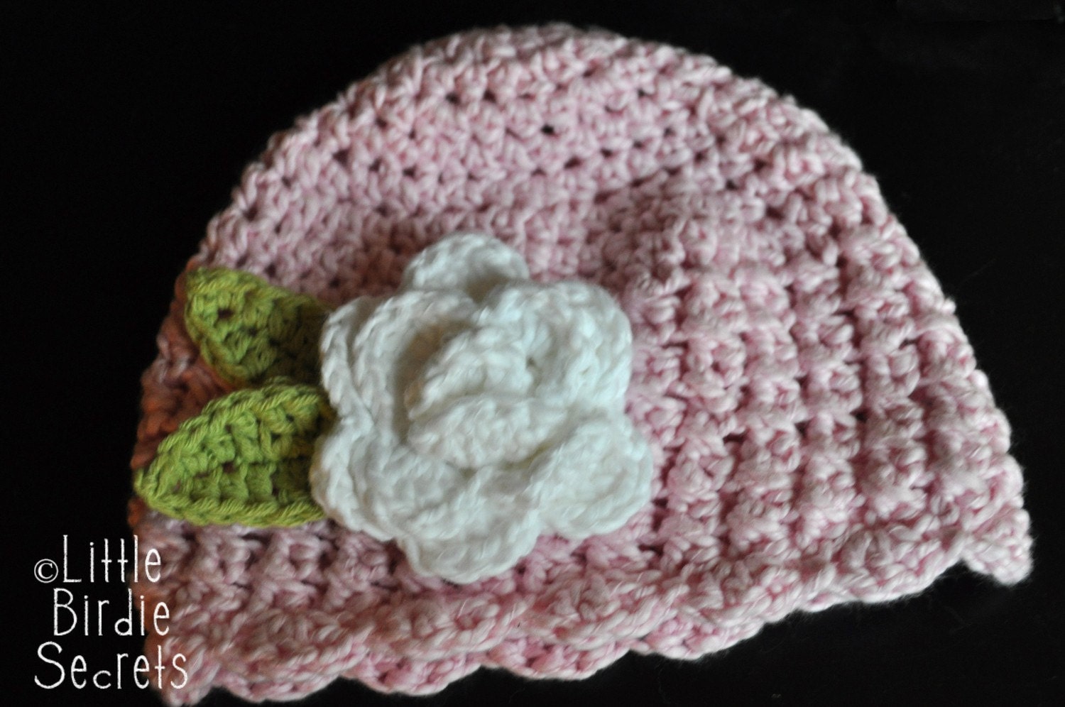 The Ava Cloche Crochet PATTERN Baby Hat Beanie Crochet