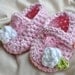 The Ava Slipper Baby Booties Crochet PATTERN