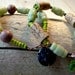 Bohemian Jade & Bamboo Wood Bracelet - Asian - Bohemian Jewelry - stoneandbone