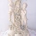 Exquisite Vintage Cherubs Rhinestones and Roses Table Lamps