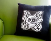 Day of the Dead Mi Vida Butterfly Pillow