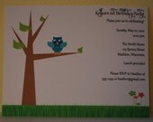 Owl birthday invitations (set of 10) Il_170x135