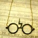 Harry Potter Scar Glasses necklace - instant potter glasses