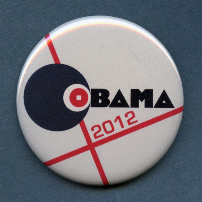 Obama Biden 2012 Constructivist  Limited Edition Pin Fourth in Series