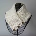 SALE Vanilla Cream Organic Cotton Cowl