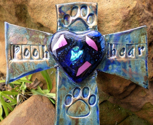 Wall Cross - Pet Memorial Heart Cross