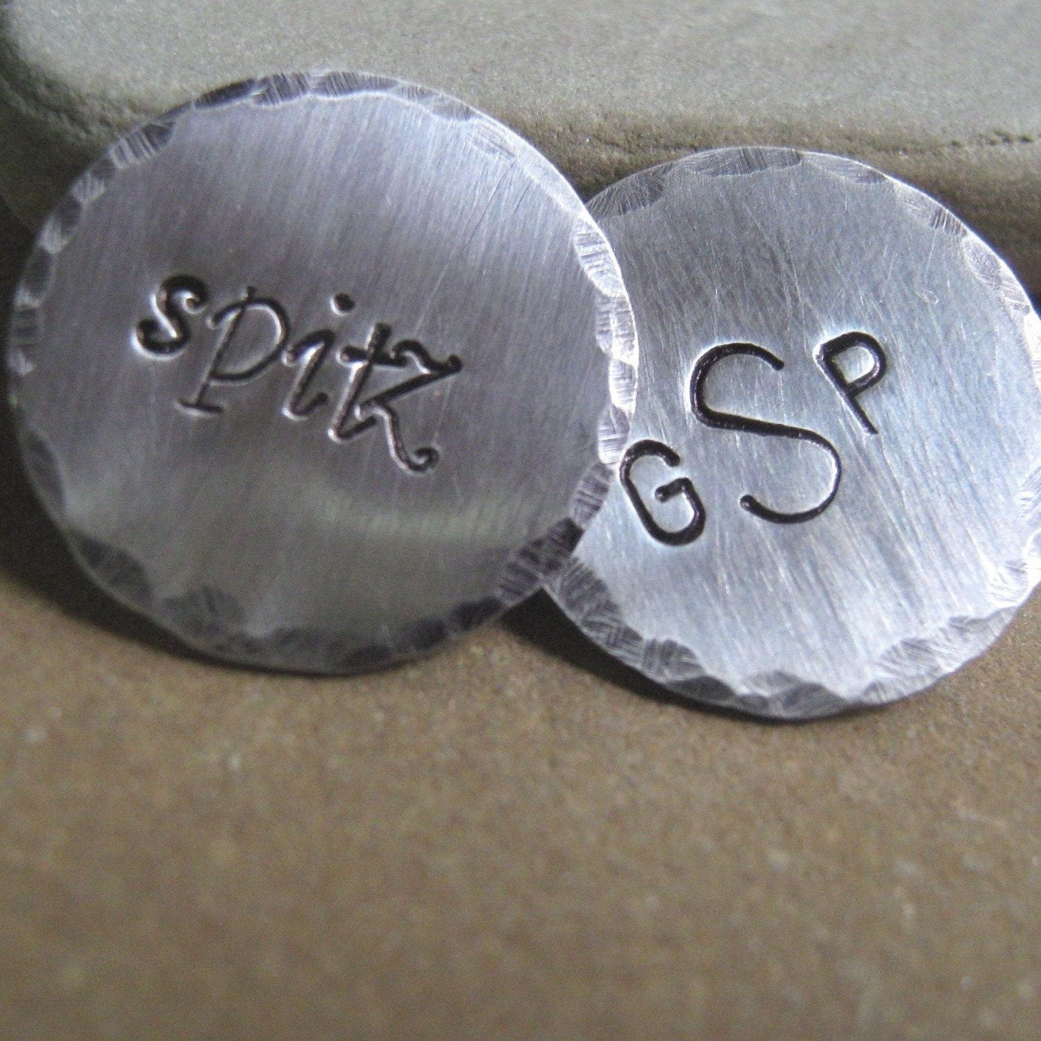 Personalized Golf Ball Markers set of 2  - Groomsman Gift