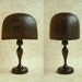 Early 1900's HATTERS HAT BLOCK Form Tool with Display Stand Millinery Mold