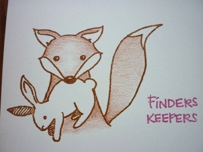 Finders Keepers Greeting Card