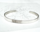 Washboard Bracelet - sterling silver