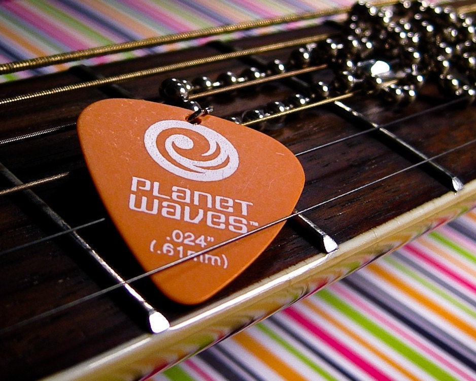 Dancing with Myself Guitar Pick Necklace