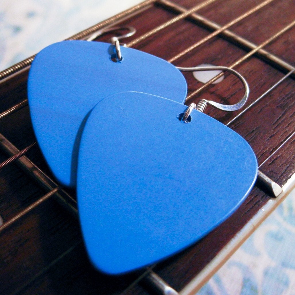 Love Fool Guitar Pick Earrings
