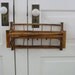 Vintage Bamboo Shelf with Hooks