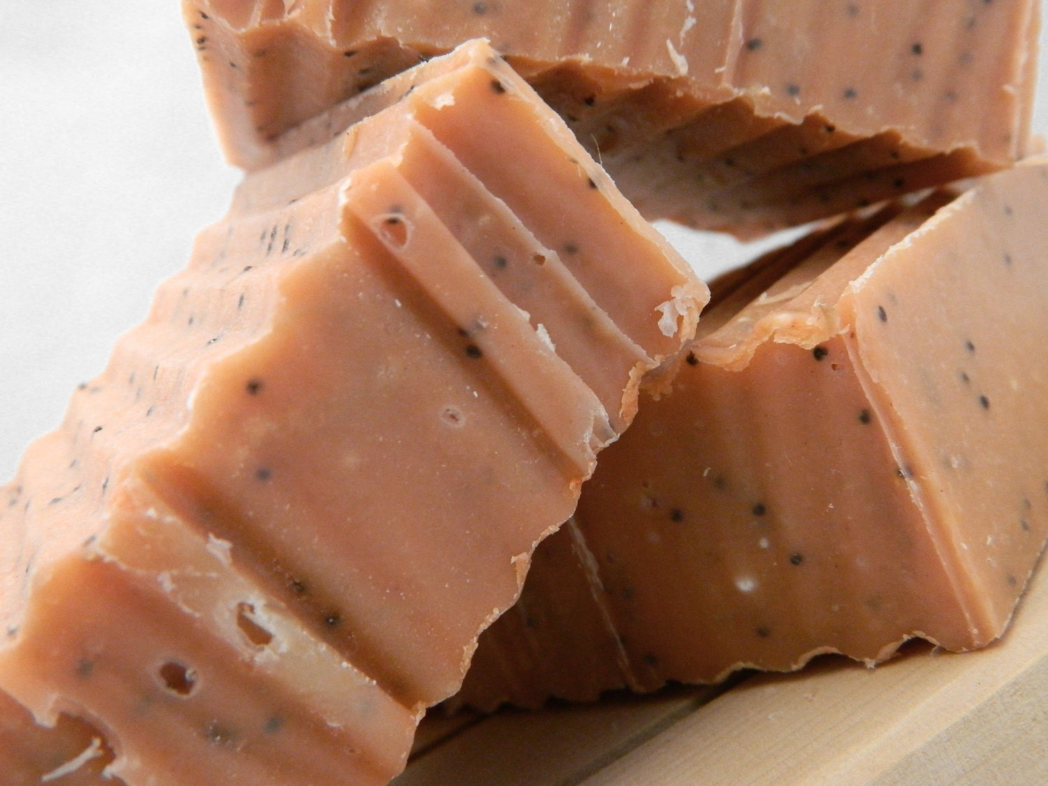 Black Cherry Goats Milk Soap with Poppy Seeds