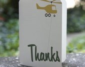Helicopter Thank You (set of 10)